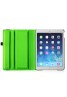 Apple iPad Mini 1/2/3 360 Rotaing Pu Leather with Viewing Stand Plus Free Stylus Case Cover -Green